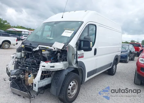 2017 Ram Promaster 1500 High Roof 136 Wb из США, поврежденный, VIN 3C6TRVBG4HE531755